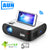 MINI Projector W18, 2800 Lumens (Optional Android 6.0 wifi W18D), support Full HD 1080P LED Projector 3D Home Theater